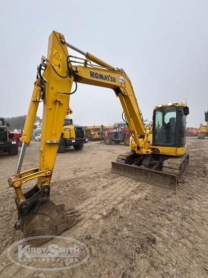 Used Komatsu in yard